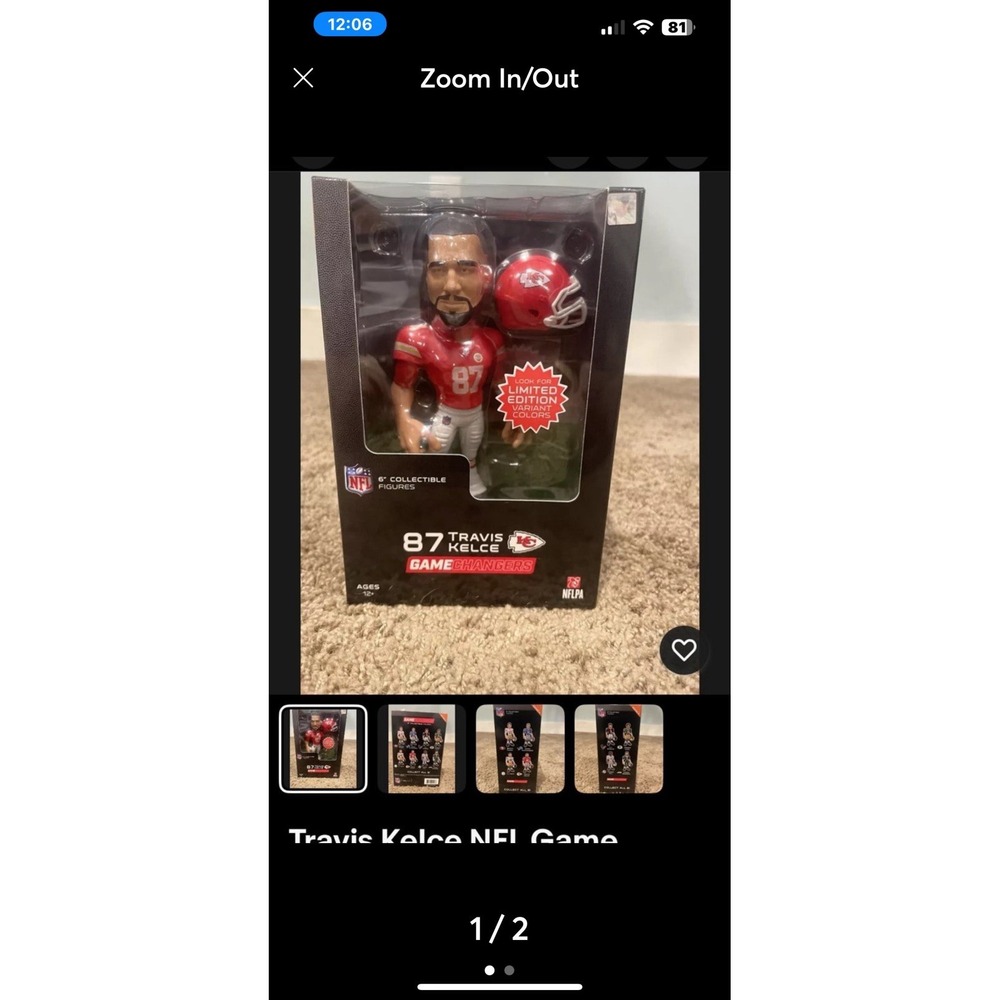 Travis Kelce NFL Game Changers TRAVIS KELCE 6" Factory Sealed‎